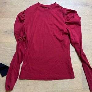 Elegant Red Women's Top